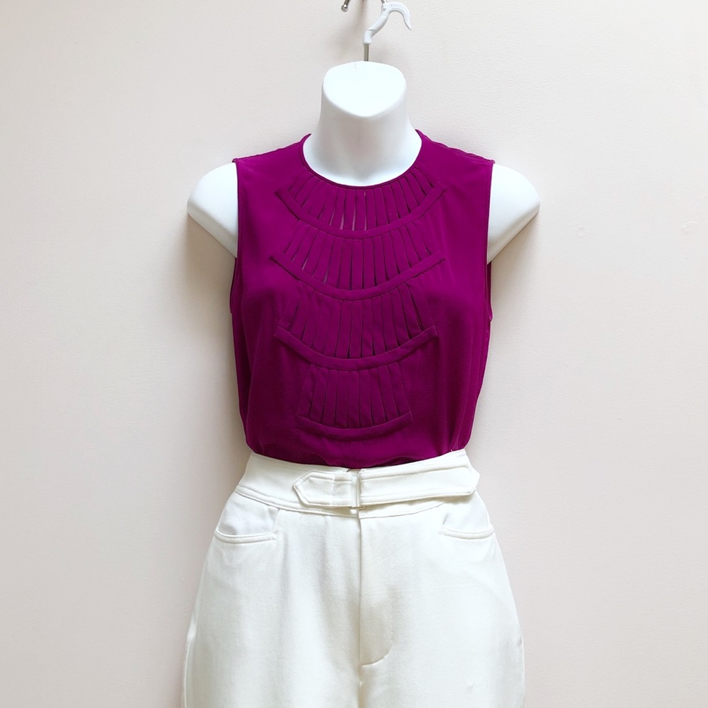 Diane von furstenberg kaley lily silk tank 2